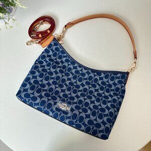 COACH Blue Cowboy Shoulder Bag